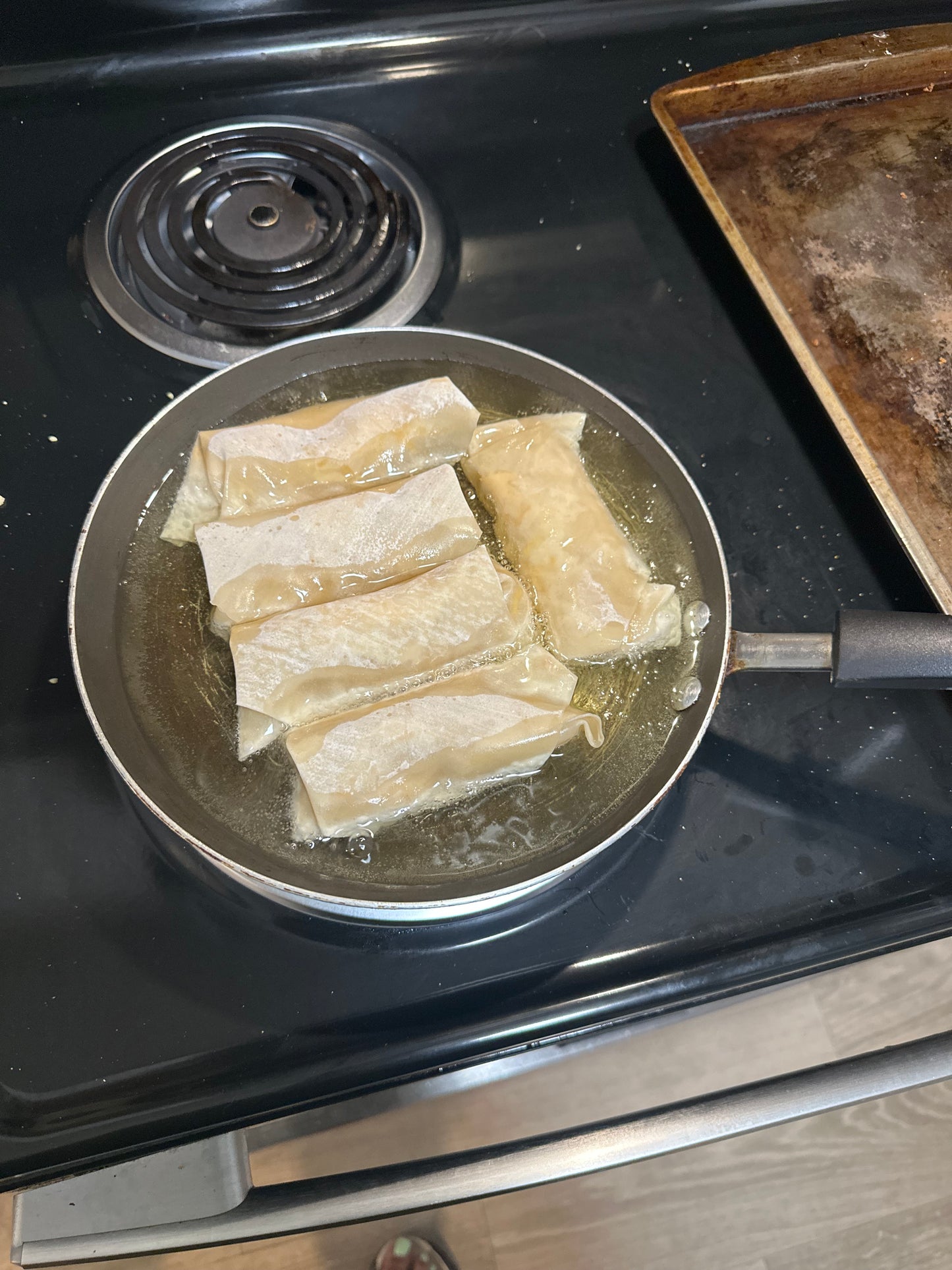 Buffalo Chicken egg rolls