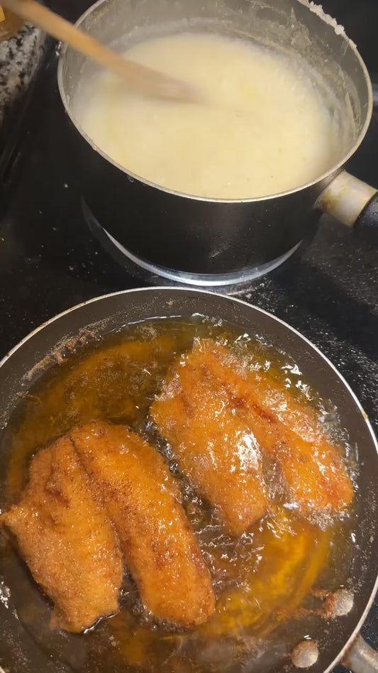 Fish and grits